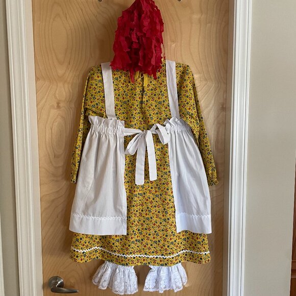 Homemade Doll or Raggedy Ann Costume – Vintage 80s - Picture 2 of 8